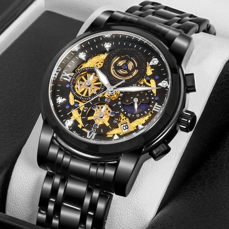 Luxury Stainless Steel Watch for Men  thumbnail 1