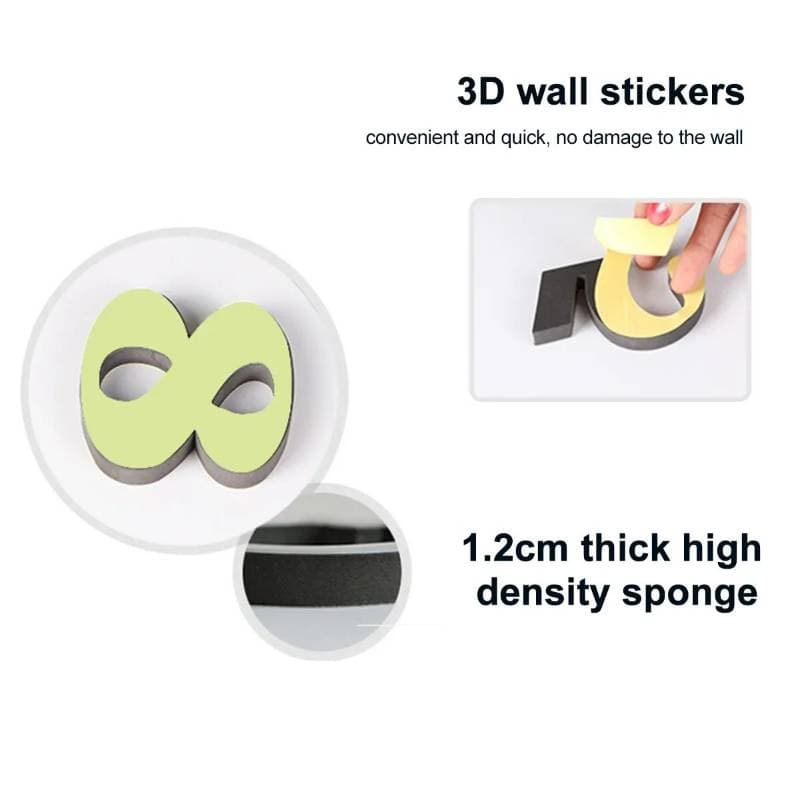 3D Luminous Wall Clock thumbnail 4