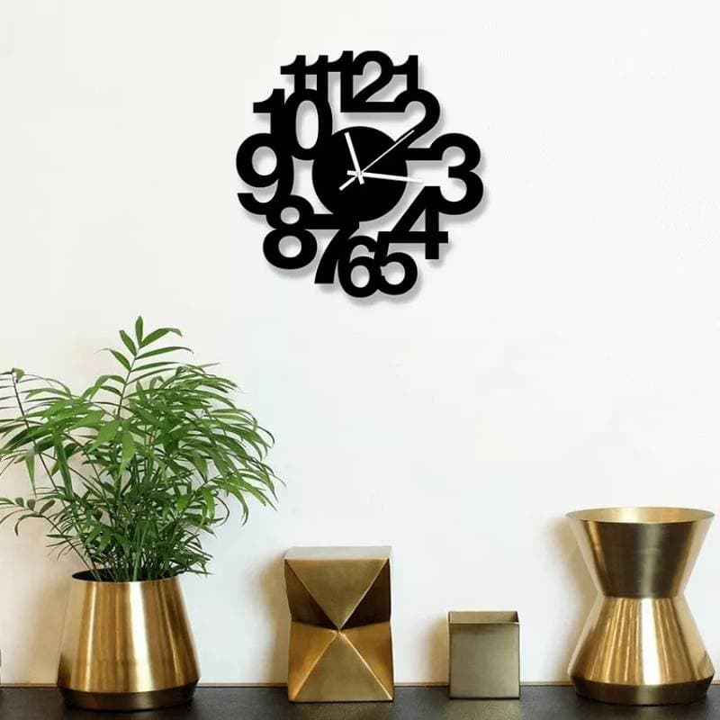 Decorative Wooden Board Wall Clock -1017 thumbnail 2
