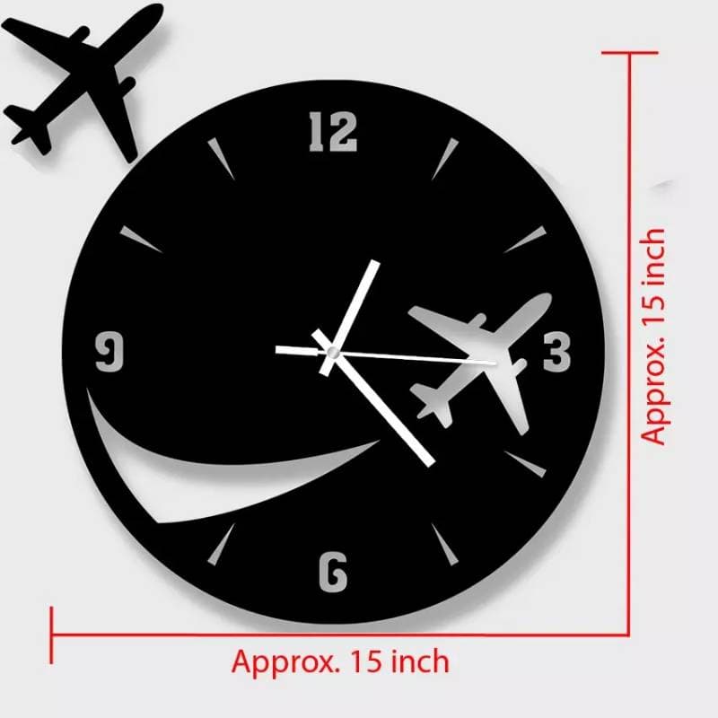 Decorative Wooden Board Wall Clock -1055 thumbnail 3