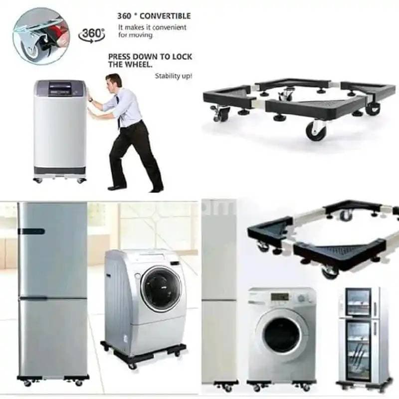Multifunction Movable Washing Machine, Fridge, Base Stand