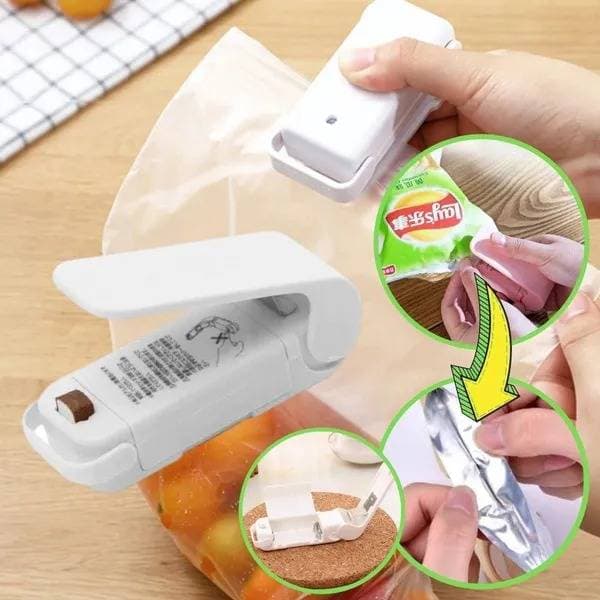 Mini Sealing Machine Food Snack Clip Heat Sealer Dump thumbnail 2