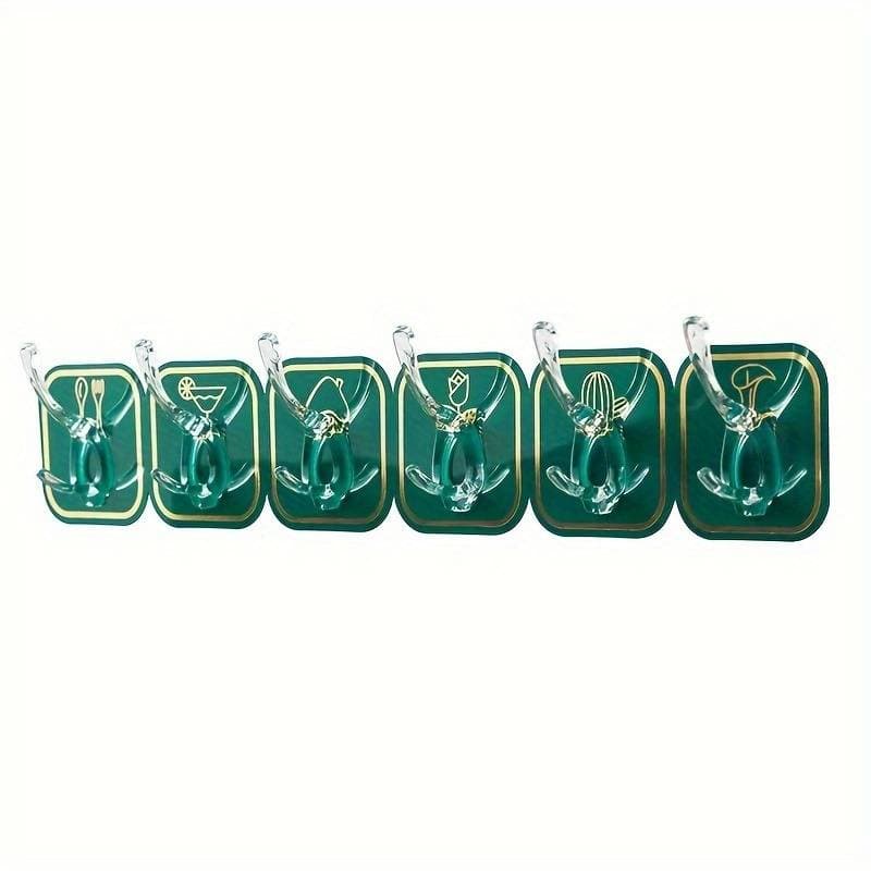 Light Luxury Punch-Free Six Row Hook   thumbnail 2
