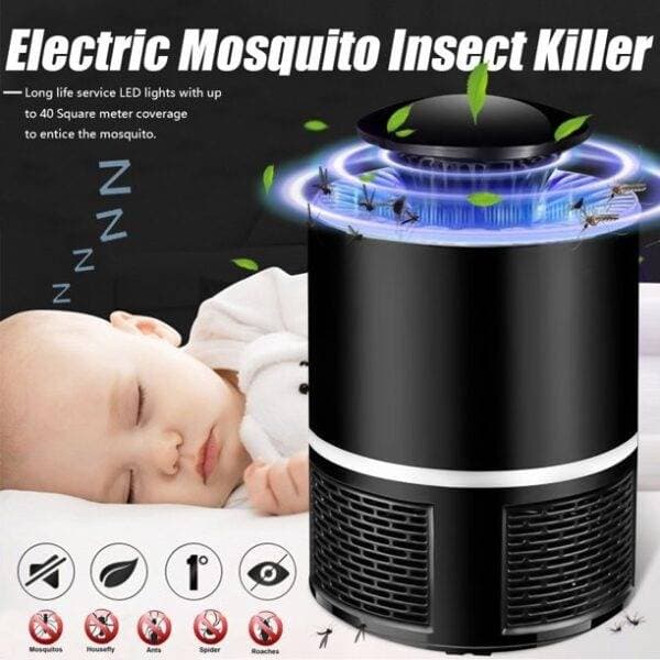 USB Electronics Mosquito Killer Trap Moth Fly Wasp LED Night Lamp