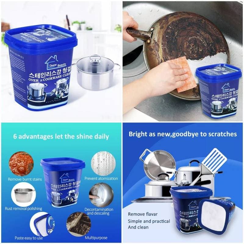Cookware Cleaning Paste ( কুকওয়্যার ও গৃহস্থালী পরিস্কা্র এবং দাগ দূর করার পেস্ট) thumbnail 3