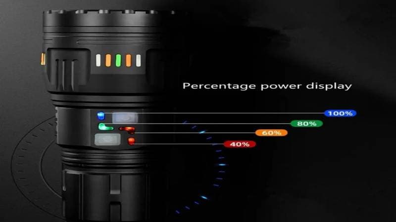 COBA CB-W518 Flashlight LED Rechargeable Torch 3km Range thumbnail 4