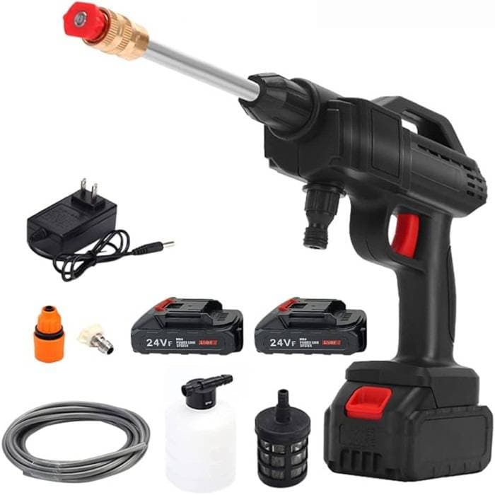 RECHARGEABLE CORDLESS HIGH PRESSURE CAR WASHER GUN thumbnail 3