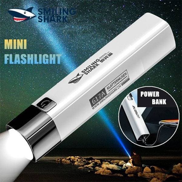 USB Rechargeable Flashlight With Power Bank thumbnail 2