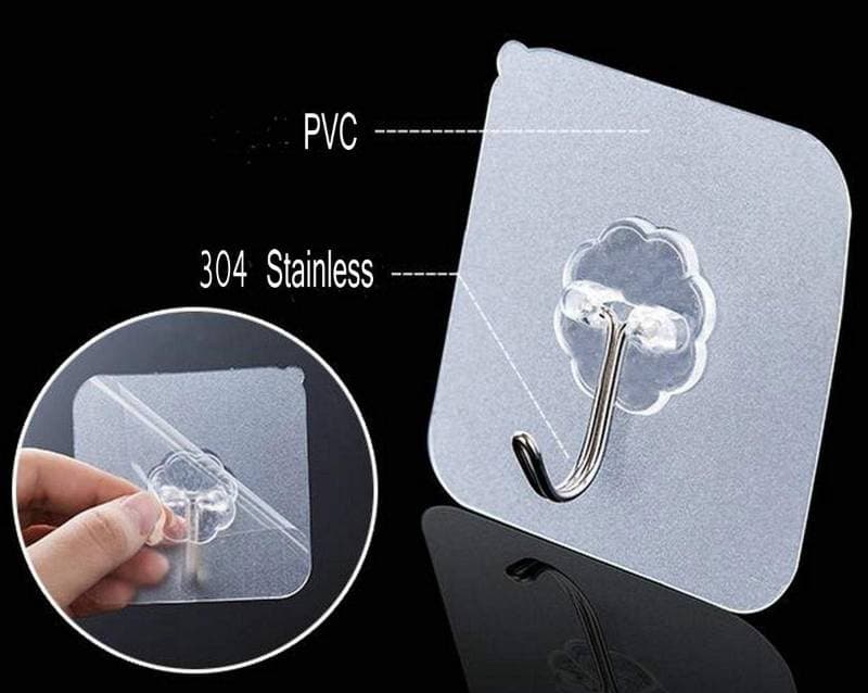 Anwenk Wall Hooks Adhesive Wall Hanging Hooks thumbnail 2