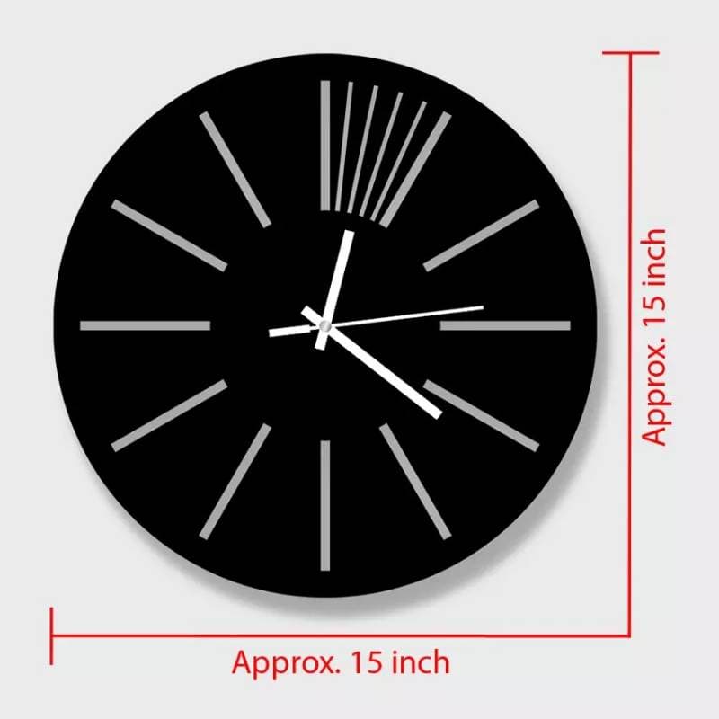 Decorative Wooden Board Wall Clock-1015 thumbnail 3
