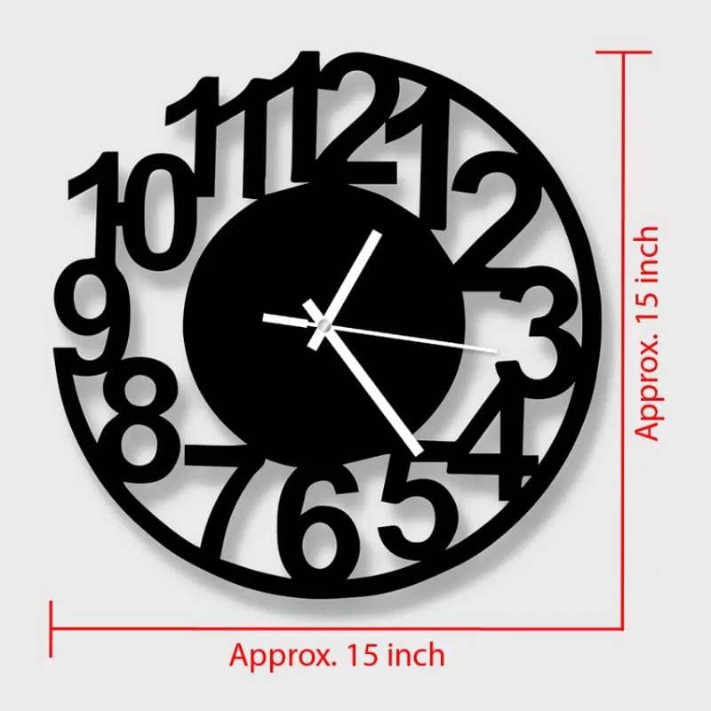 Decorative Wooden Board Wall Clock -1043 thumbnail 3