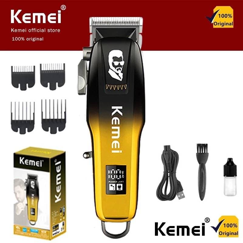 Kemei Pro Electric Hair Clipper Km-709A Rechargeable Hair Cutter