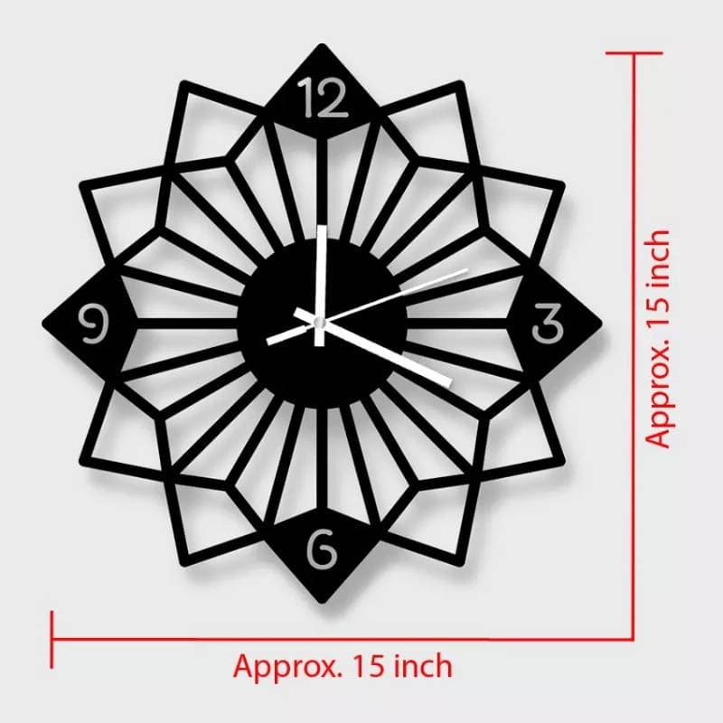 Star Decorative Wall Clock -1014 thumbnail 2