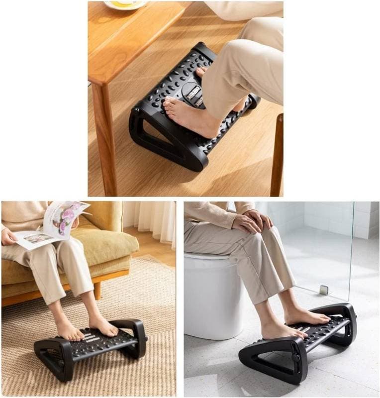 Footrest Under Desk with Massage Roller thumbnail 3