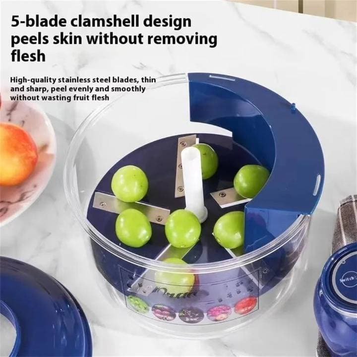 Multipurpose Rechargeable Automatic Fruit & Garlic Peeler Machine   thumbnail 3