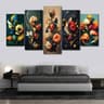 5 Part Flower Canvas- AM-C05