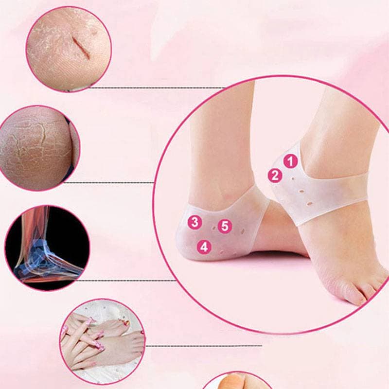 Heel Protector Protective Sleeve for Relief Plantar thumbnail 4