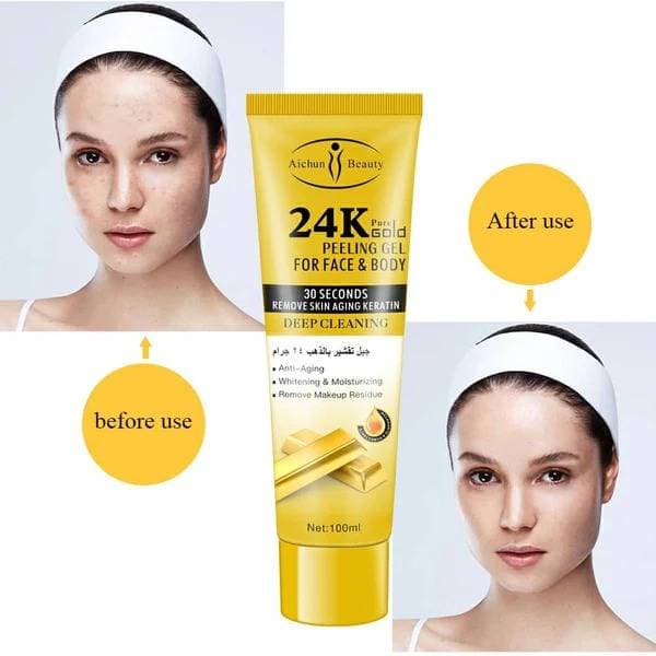 Aichun Beauty 24k Gold Peeling Gel For Face & Body thumbnail 2