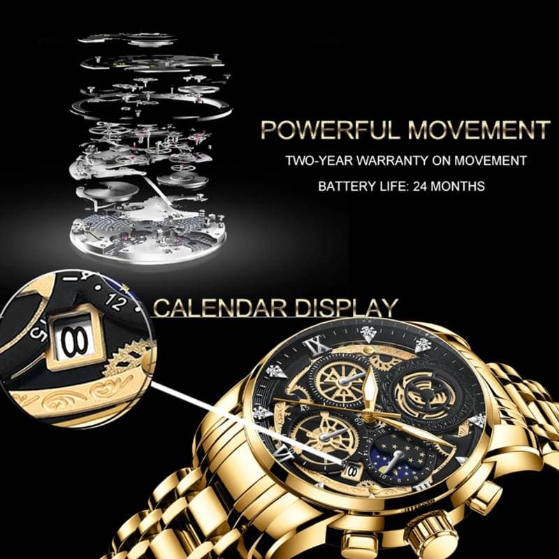 Luxury Stainless Steel Watch for Men thumbnail 2