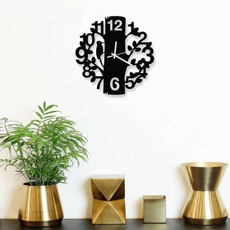 Decorative Wooden Board Wall Clock -1021 thumbnail 2