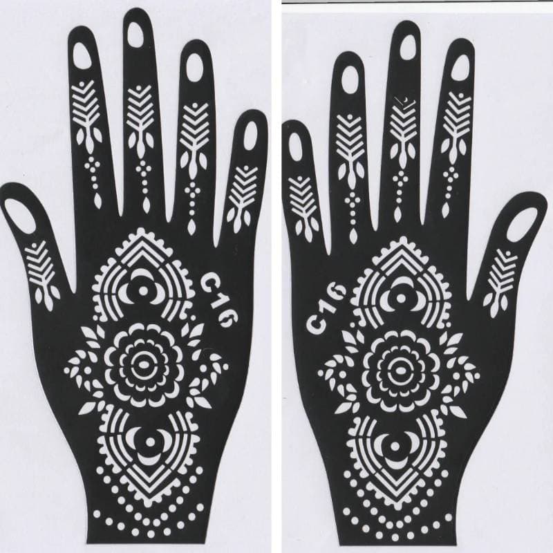 10Pcs-Mehendi Sticker Multiple Design – ঝামেলা ছাড়া পারফেক্ট ডিজাইন! thumbnail 3