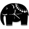 Elephant Decorative Wooden Board Wall Clock -1001
