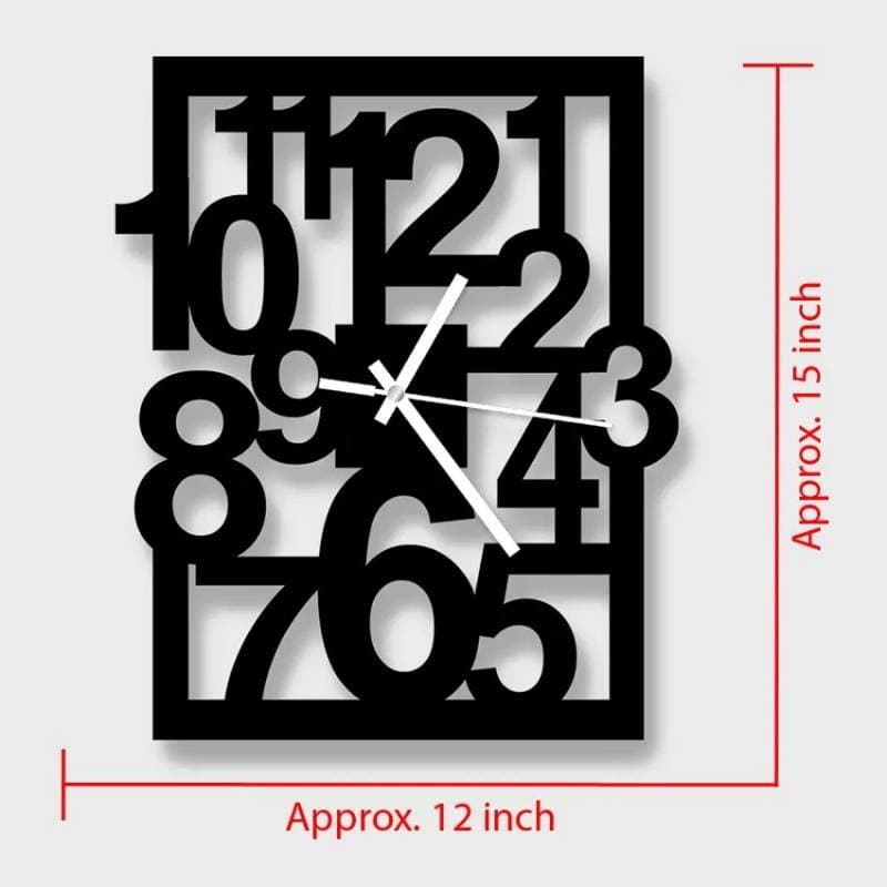 Decorative Wooden Board Wall Clock -1044 thumbnail 3