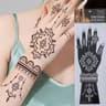 5Pcs-Mehendi Sticker Multiple Design – ঝামেলা ছাড়া পারফেক্ট ডিজাইন!