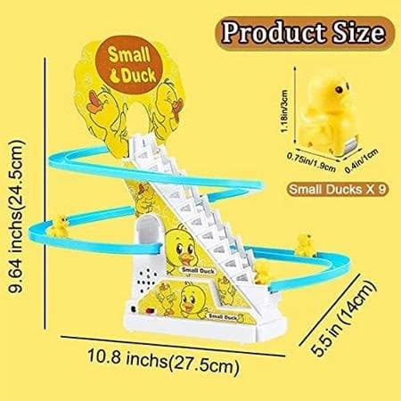 Baby Duck 3 Pieces Climbing Stairs Slide Toy thumbnail 3