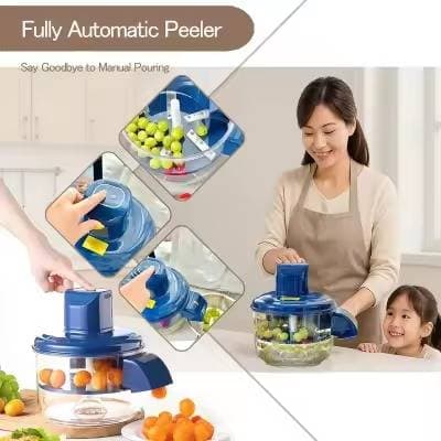 Multipurpose Rechargeable Automatic Fruit & Garlic Peeler Machine   thumbnail 4