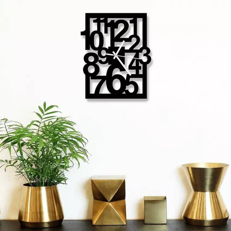 Decorative Wooden Board Wall Clock -1044 thumbnail 2