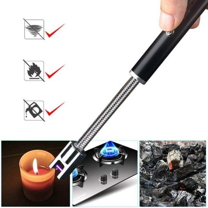 Electric USB Windproof Lighter For Kitchen  thumbnail 2