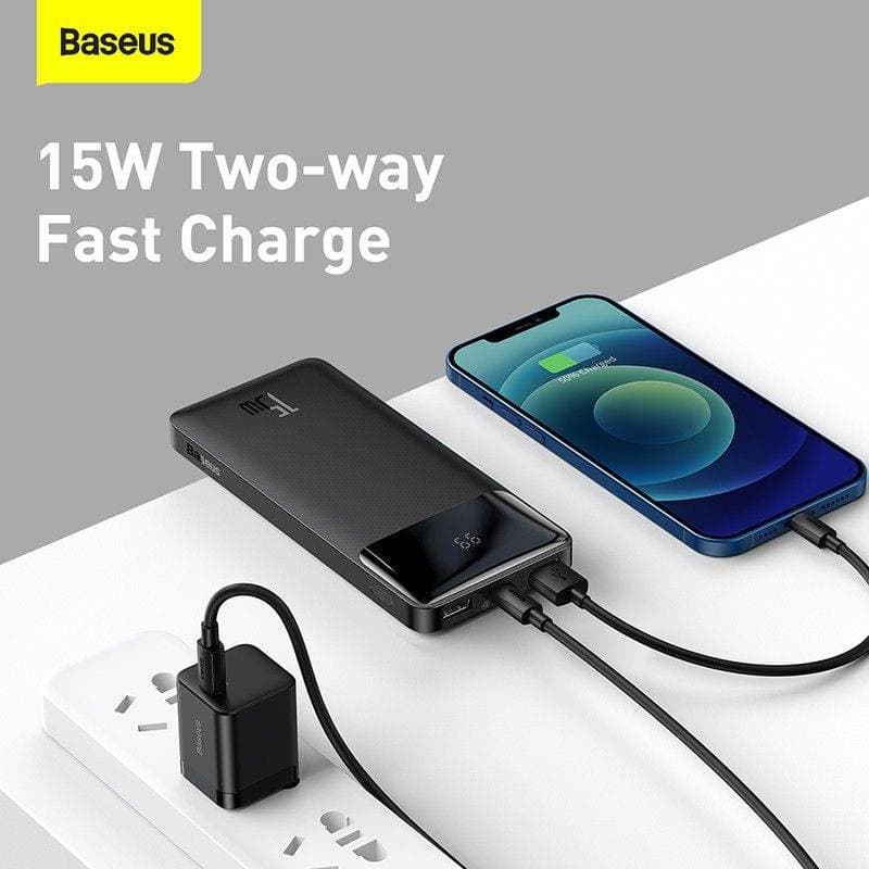Baseus PPBD10 Bipow Digital Display 15W 10000mAh Power Bank thumbnail 4