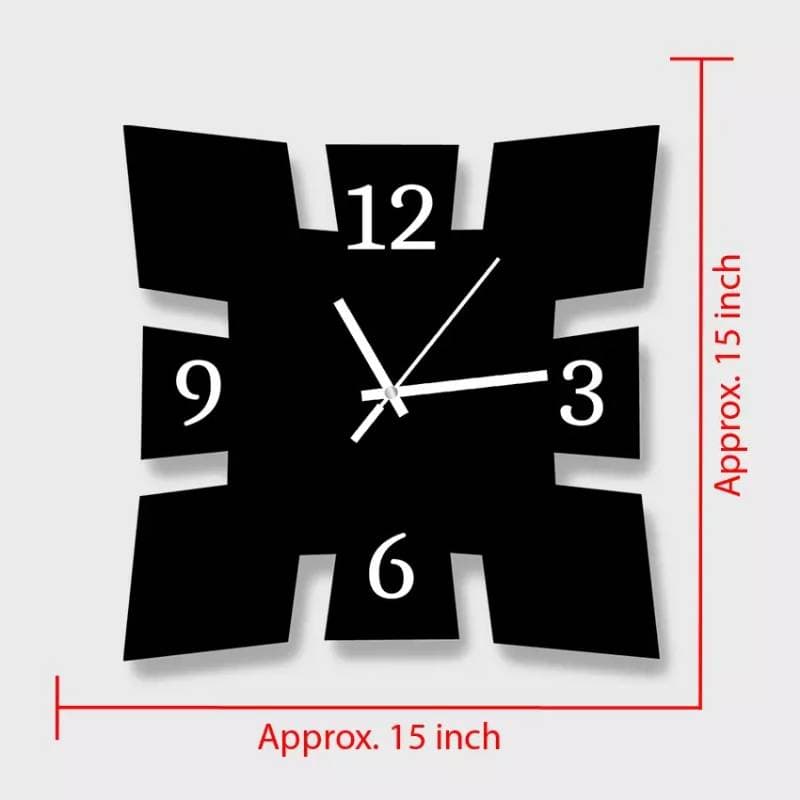Decorative Wooden Board Wall Clock -1048 thumbnail 3
