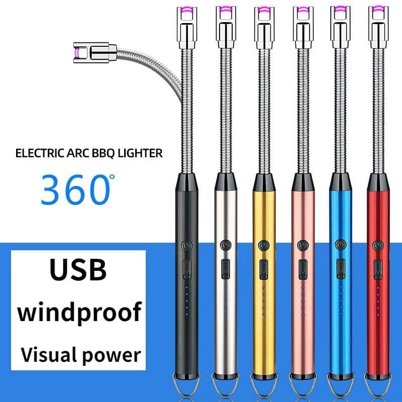 Electric USB Windproof Lighter For Kitchen  thumbnail 3