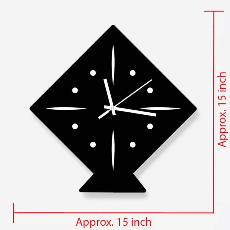 Kite Decorative Wooden Board Wall Clock -1002 thumbnail 3