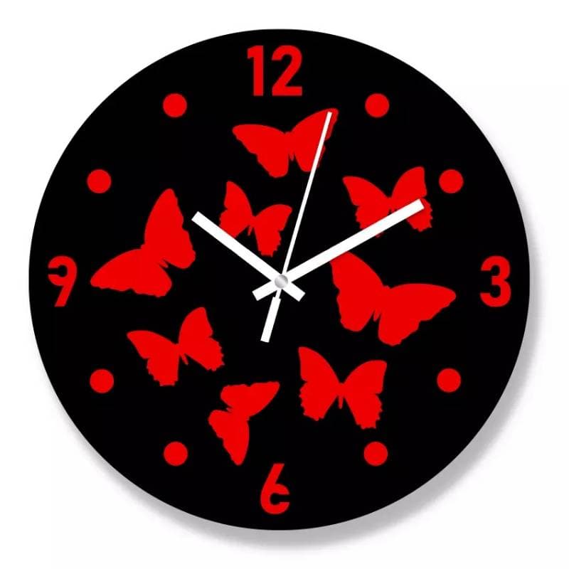 Thematic Wooden Board Wall Clock -1035
