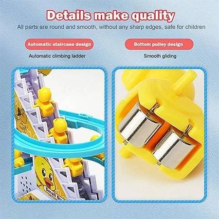 Baby Duck 3 Pieces Climbing Stairs Slide Toy thumbnail 4