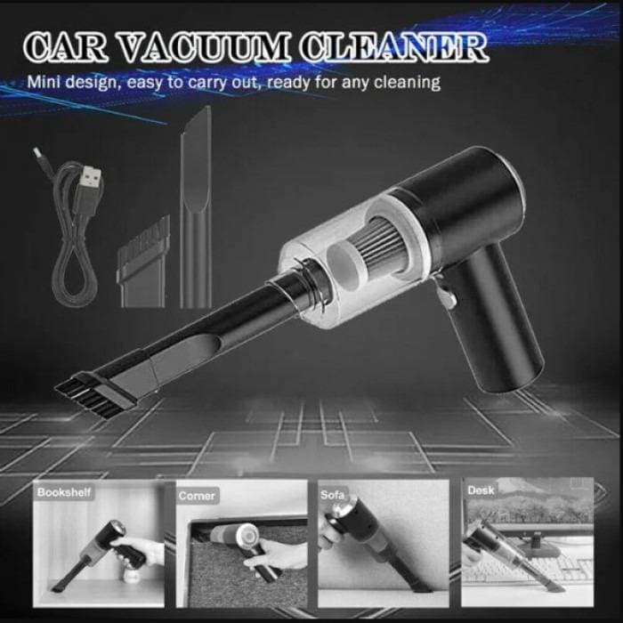 2 in 1 Vacuum Cleaner Portable & Rechargeable thumbnail 4