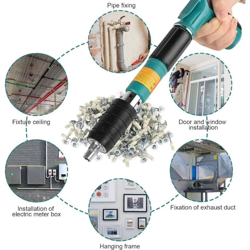 105 in 1 High Quality Manual Steel Nail Gun Complete Set (প্যারেক মারার ড্রিল মেশিন) thumbnail 2