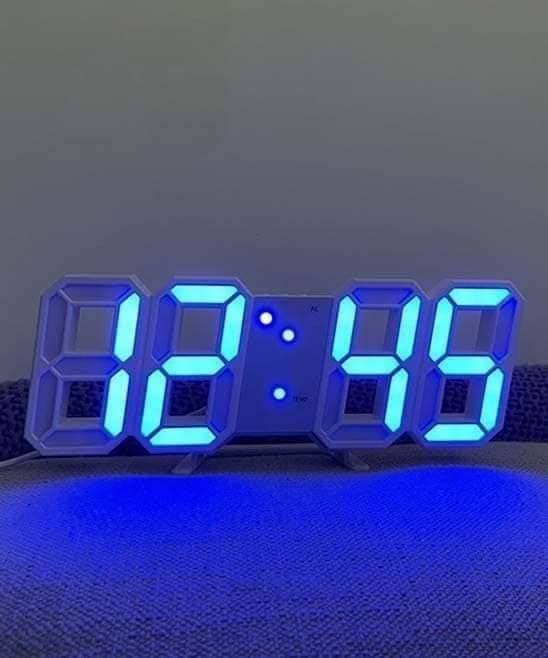 3D LED Digital Wall Alarm Clock  thumbnail 2
