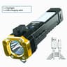 Portable Rechargeable Torch LED Flashlight With Power bank