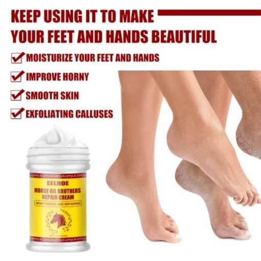 Hand & Foot oil repair care Dry cracked feet skin winter prevent peeling whitening cream thumbnail 3