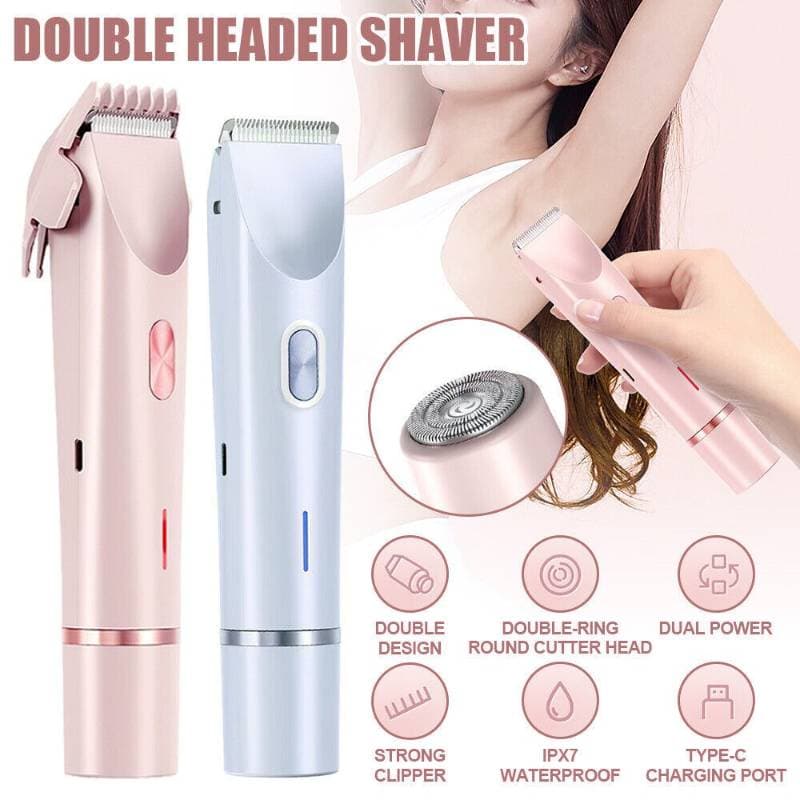 Rechargeable Dual-Head Waterproof Electric Shaver – Wet & Dry Use | Type-C Fast Charging thumbnail 2