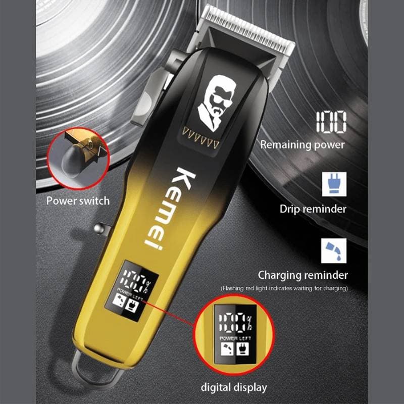 Kemei Pro Electric Hair Clipper Km-709A Rechargeable Hair Cutter thumbnail 2