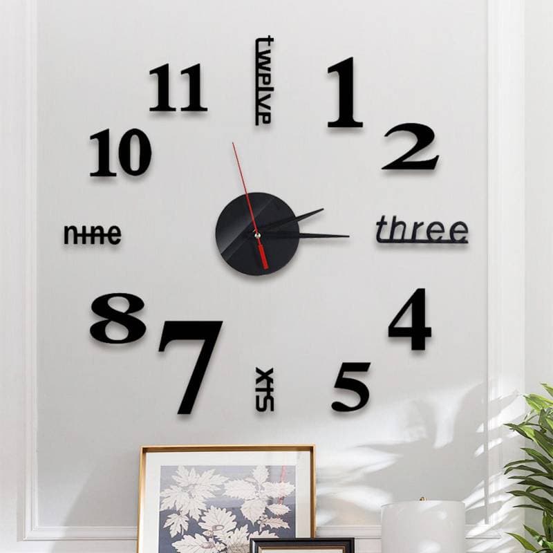 3D Aryclic Wall Clock thumbnail 3