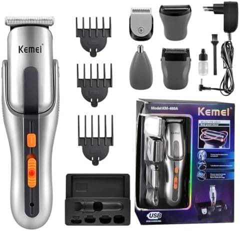 Kemei KM-680A 5 In 1 Men’s Grooming Kit Shaver