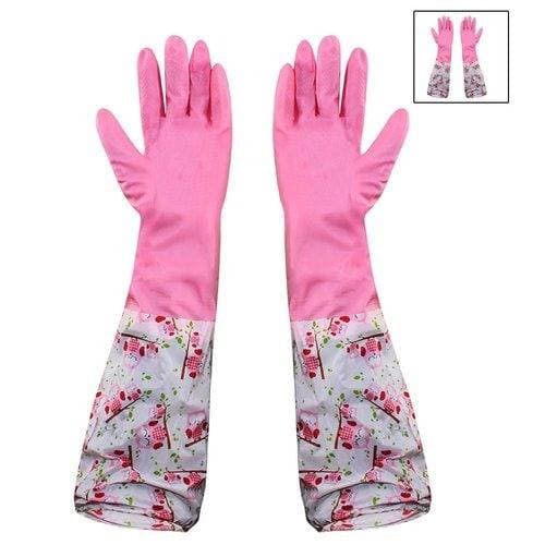 High Quality Full Hand Printed Dish Washing Gloves (1Pair) thumbnail 2