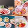 100-𝙋𝙘𝙨 Disposable Food Cover Plastic Wrap Elastic Food