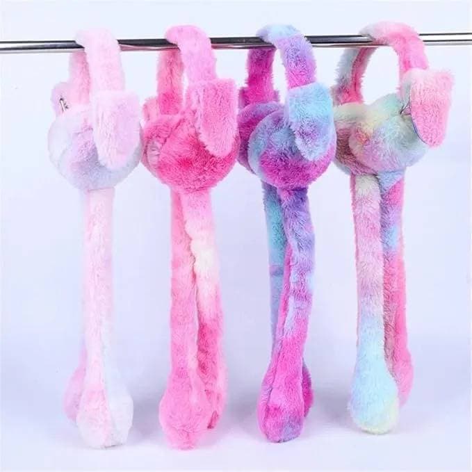 Premium Fluffy Moving Ear Winter Earmuffs  thumbnail 3